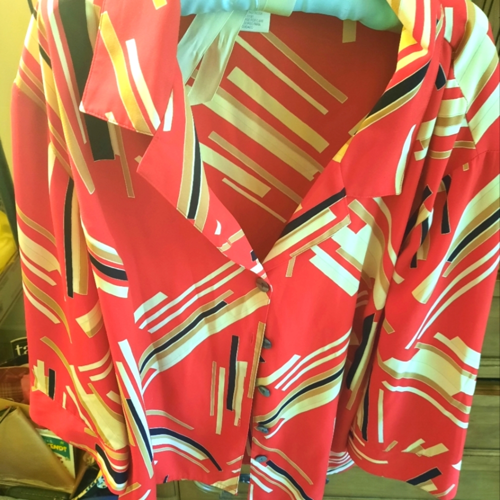 Kathy Chei Print blouse